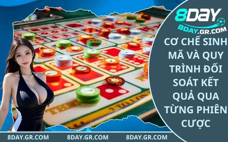 Cơ chế sinh mã và quy trình đối soát kết quả qua từng phiên cược
