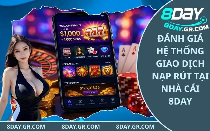 Đánh Giá Hệ Thống Giao Dịch Nạp Rút Tại Nhà Cái 8Day