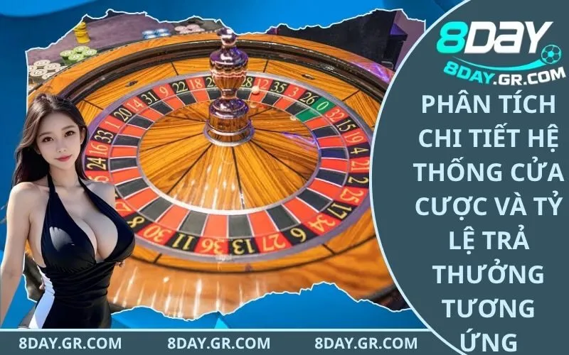 Phân tích chi tiết hệ thống cửa cược và tỷ lệ trả thưởng tương ứng